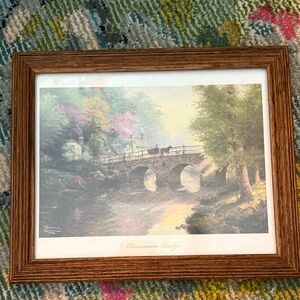 8x10 Framed Thomas Kinkade print